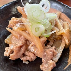 鶏チャーシューとメンマ炒め